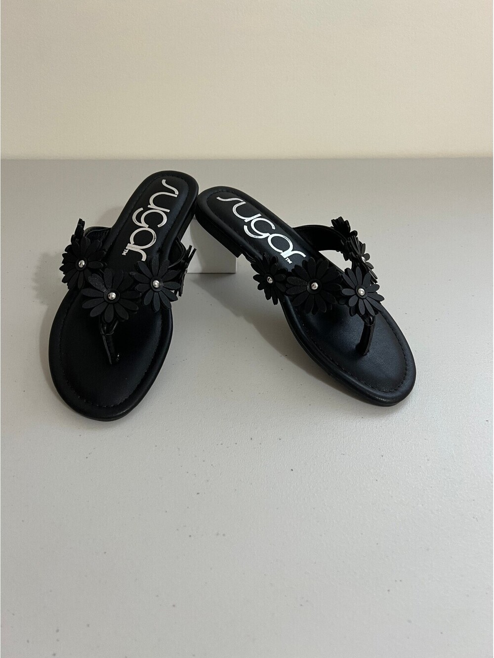 Sugar Women's Finnesse Flat Sandals - Black, Size, 6